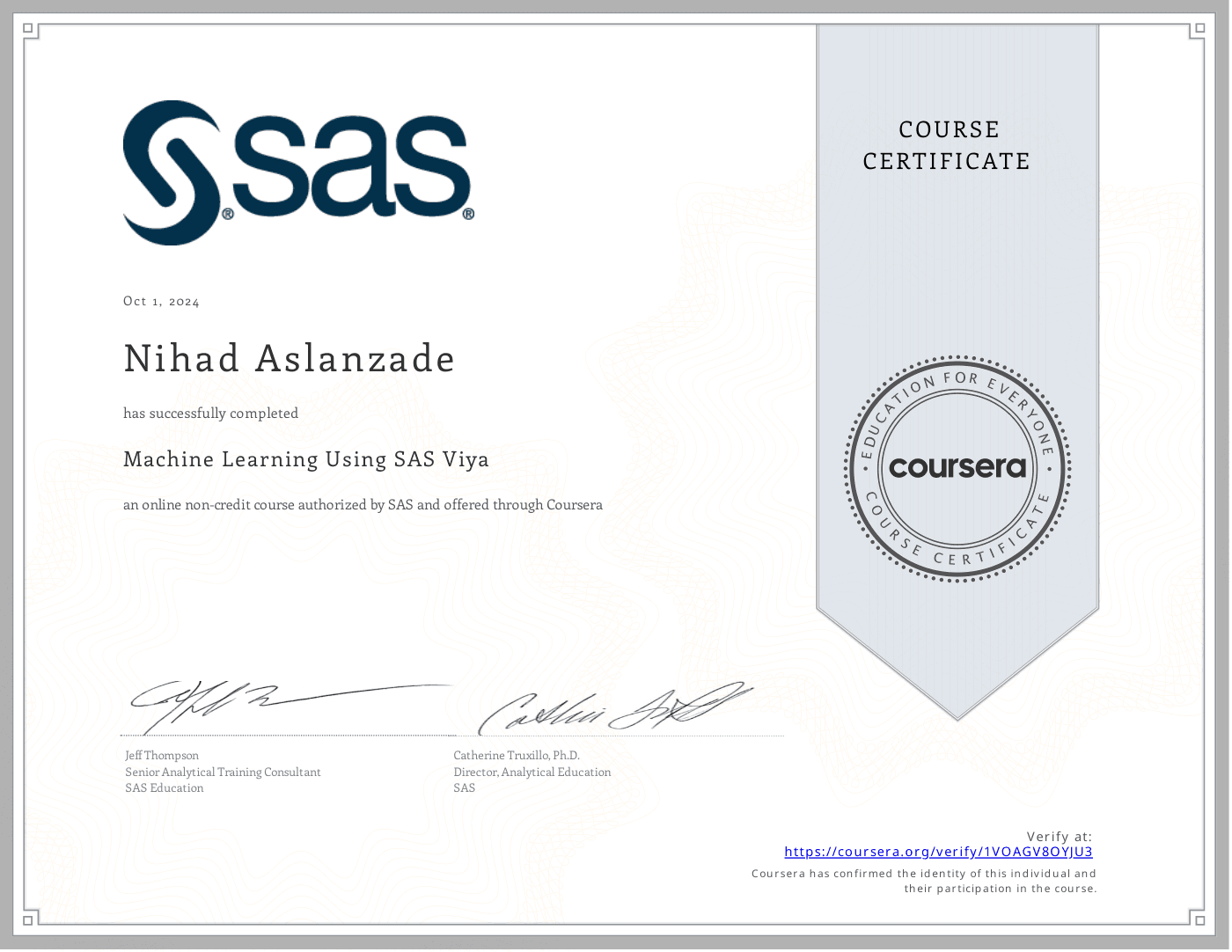 Machine Learning Using SAS Viya - SAS
